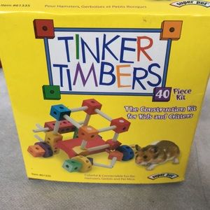 NWT Tinker Timbers 40-piece Play Kit for Small Animals
